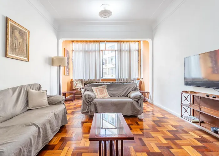 Amplo Apartamento - 3 Quartos - 1 Min Da Praia Rio de Janeiro